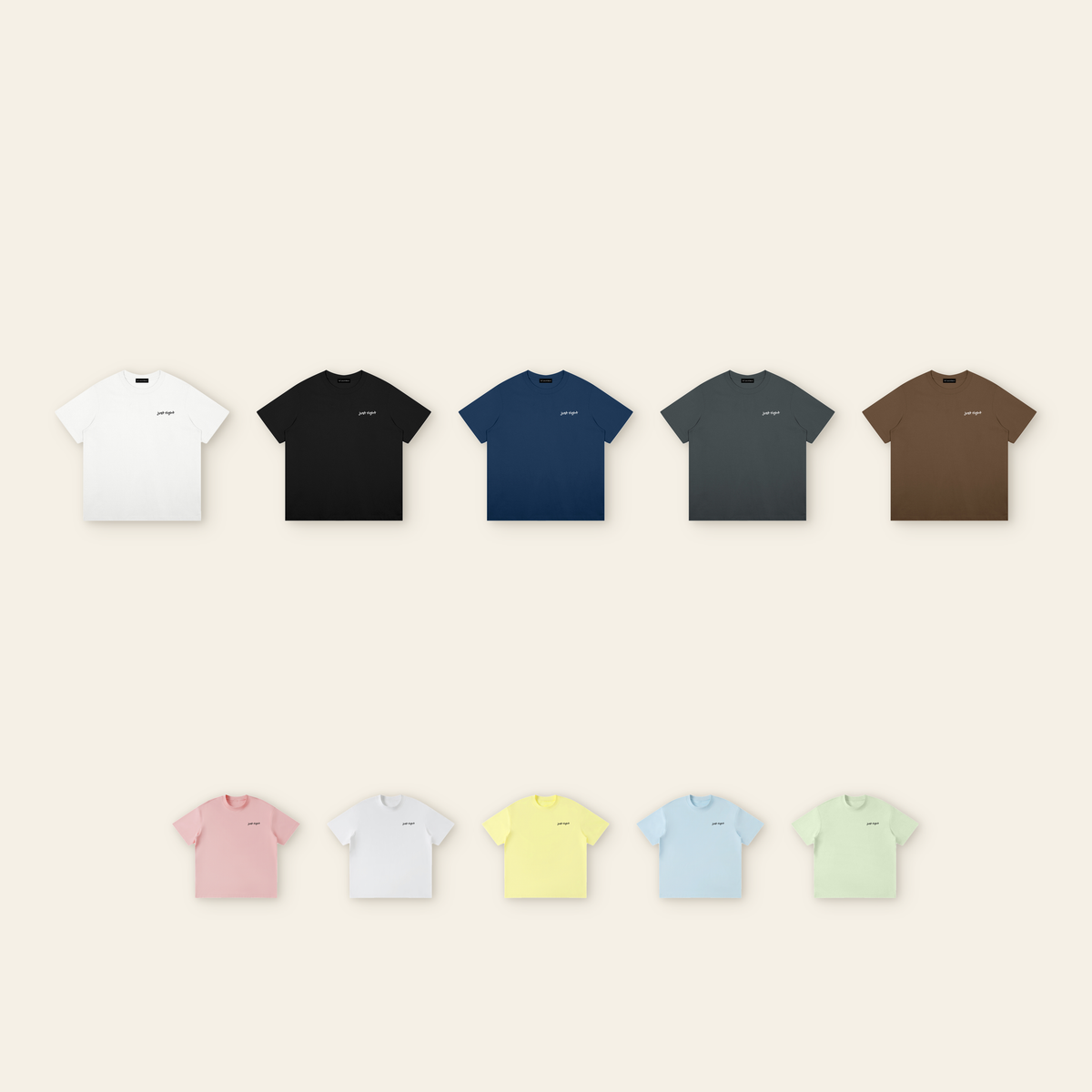 The Just Right Small Pair: every color — adult White, Black, Navy Blue, Dark Gray, Brown; kids Pink, White, Yellow, Blue, Green. Pick each on its own