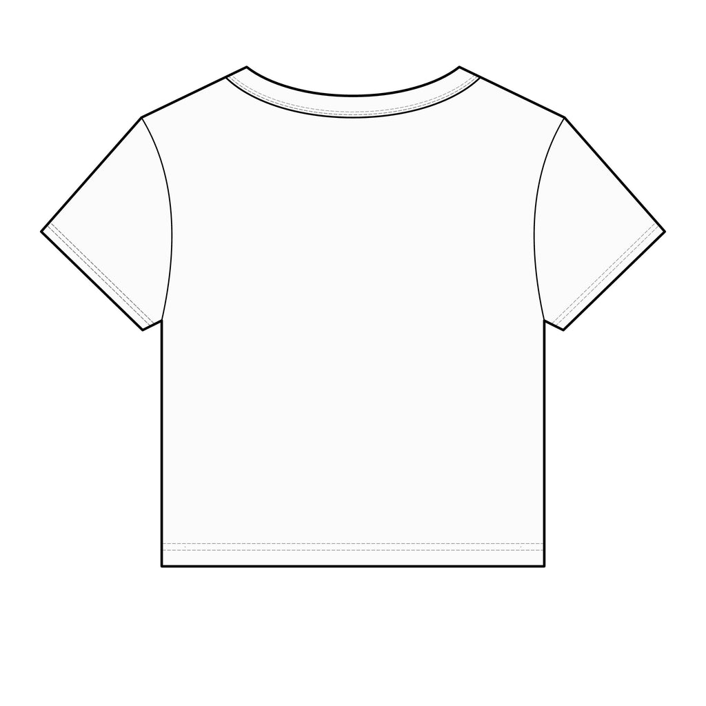 Women's Micro Rib Baby Tee — Cropped Ribbed Short Sleeve Top