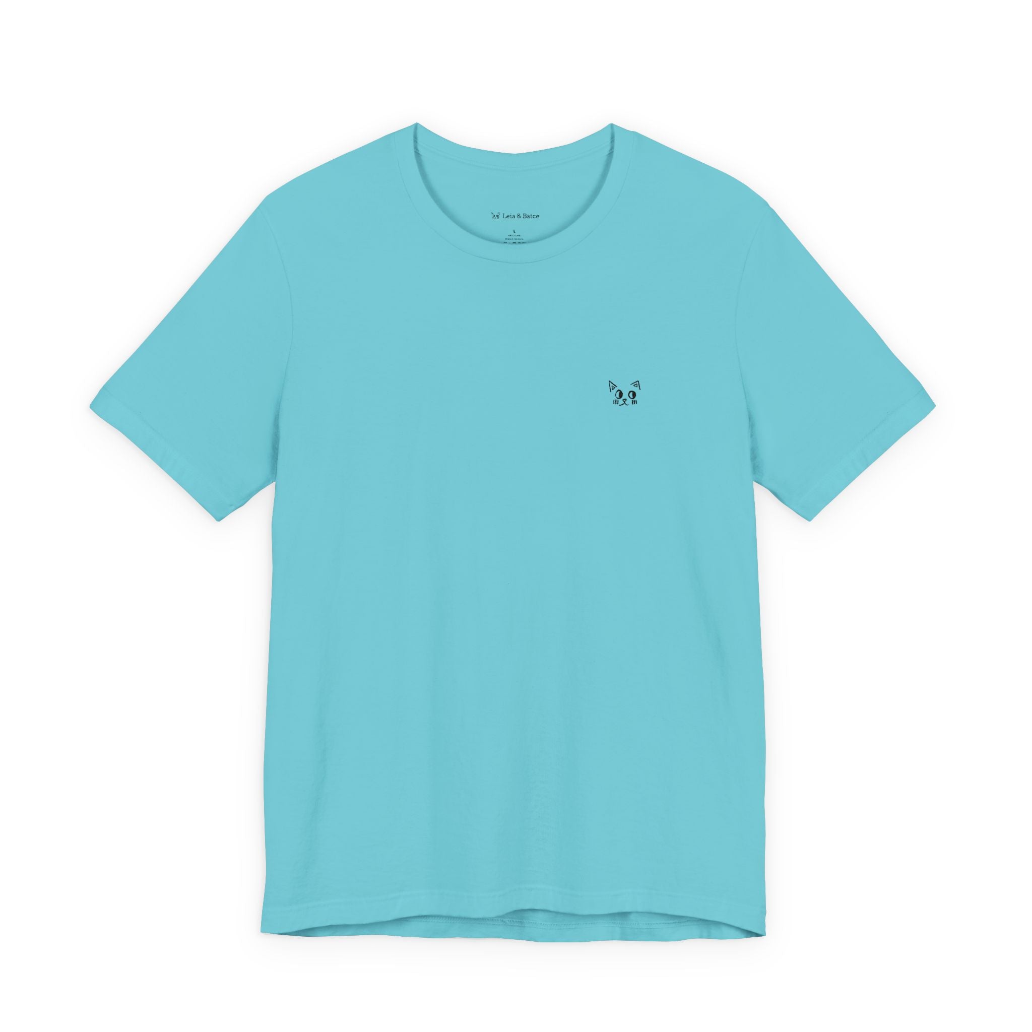 Minimal White Tee - Small Chest Logo Casual T-Shirt