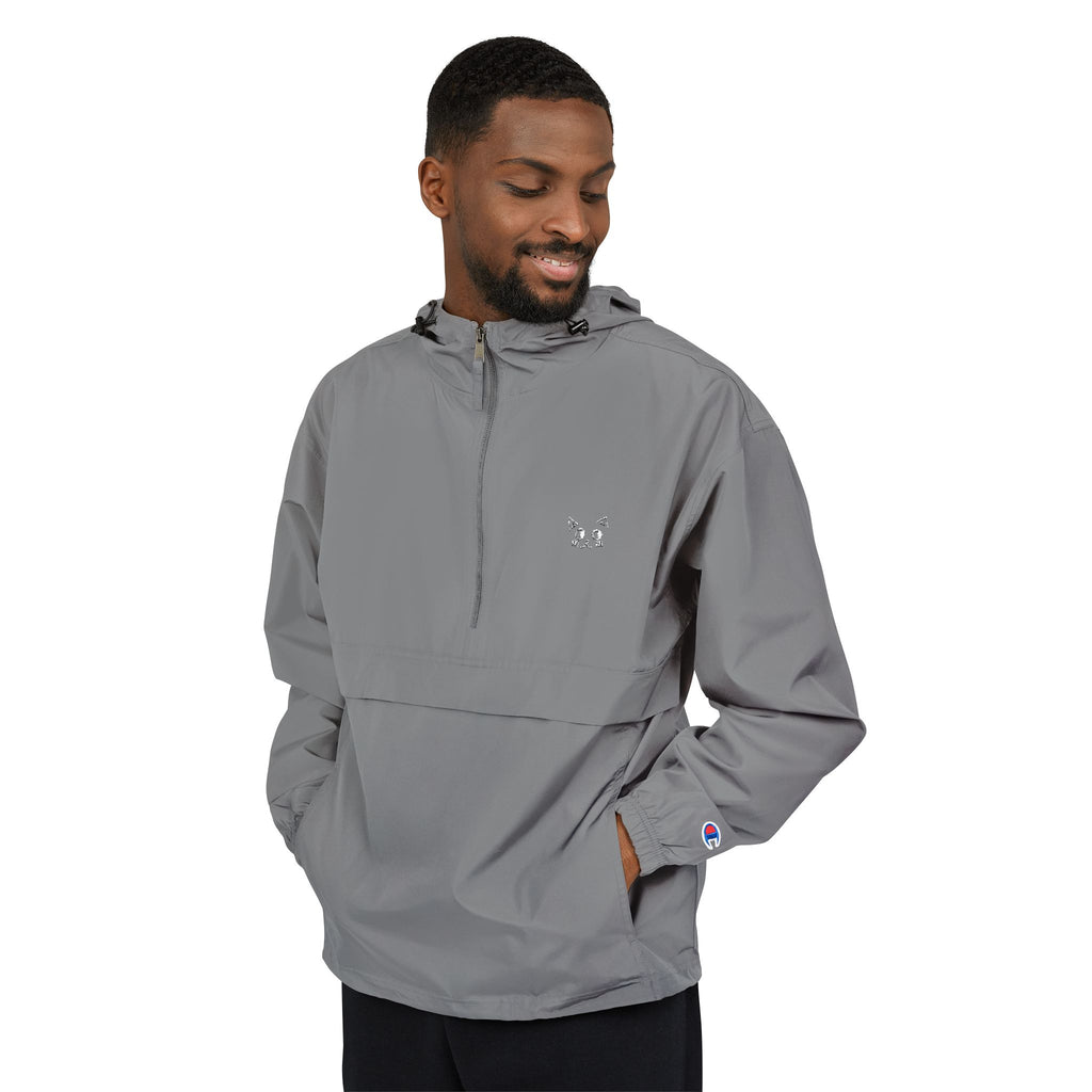 Packable Anorak Jacket — Lightweight Windbreaker with Subtle Chest Logo