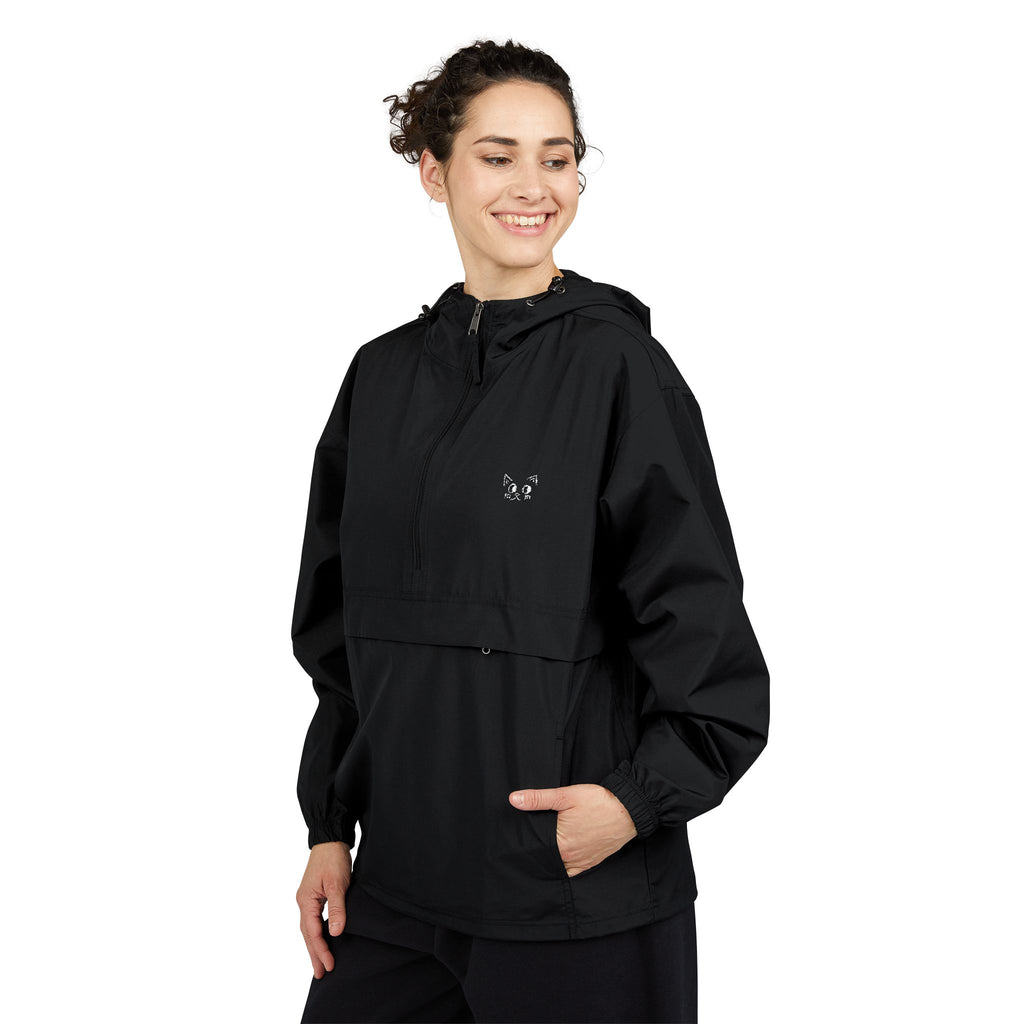 Packable Anorak Jacket — Lightweight Windbreaker with Subtle Chest Logo