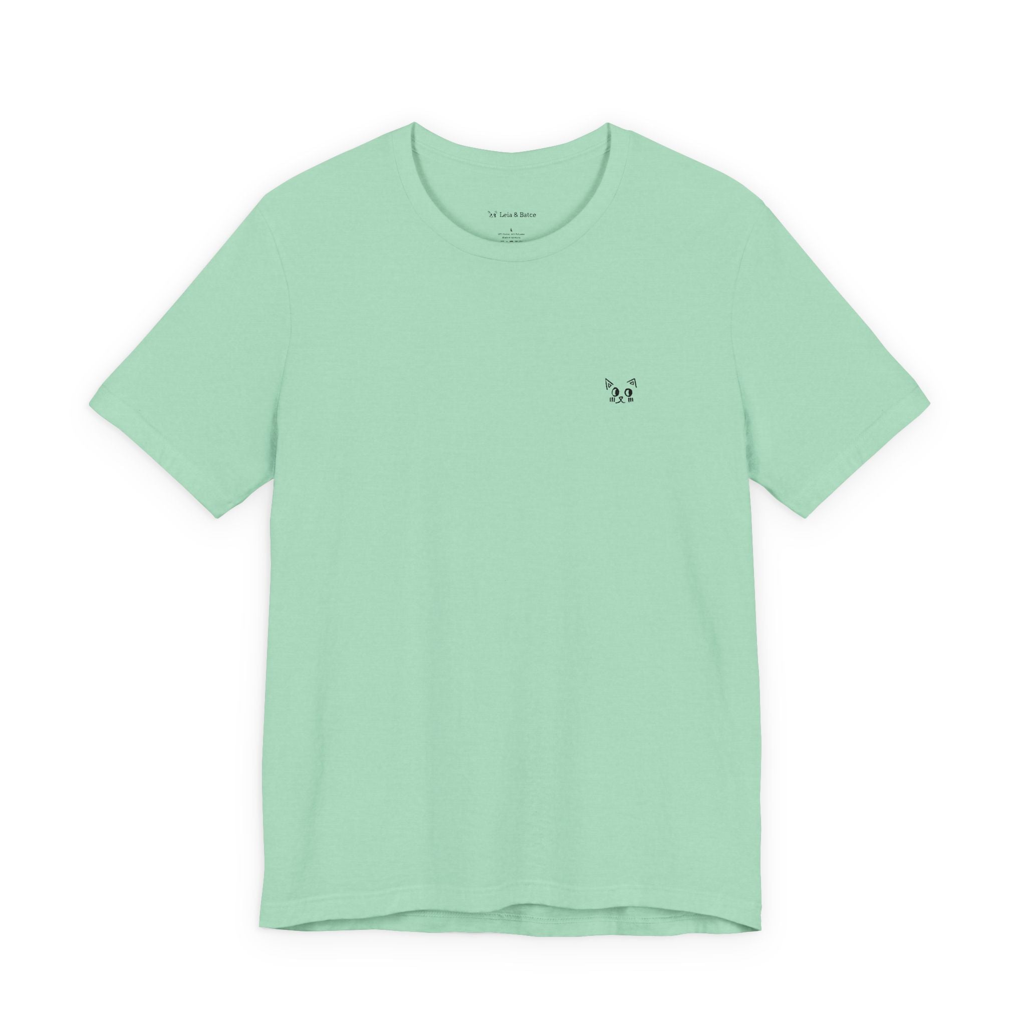 Minimal White Tee - Small Chest Logo Casual T-Shirt