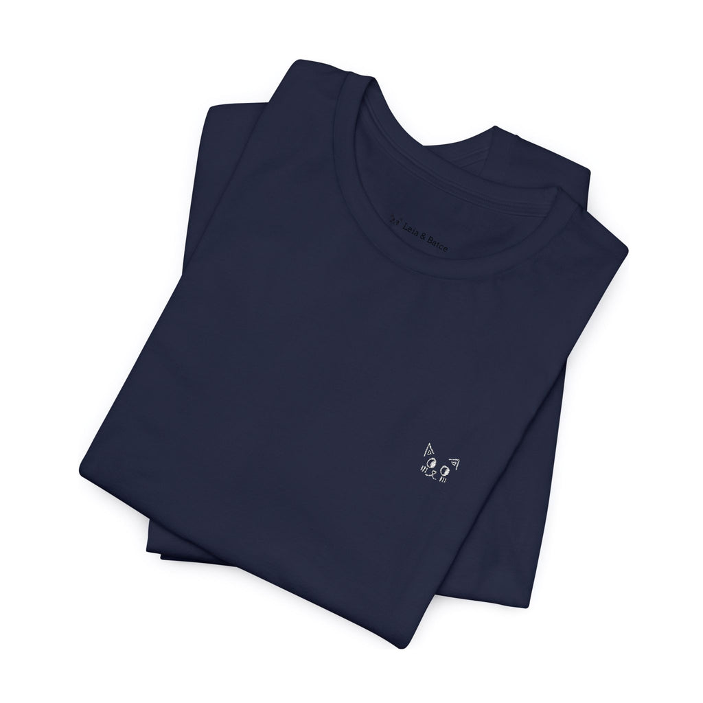 Minimalist Embroidered Pocket Tee