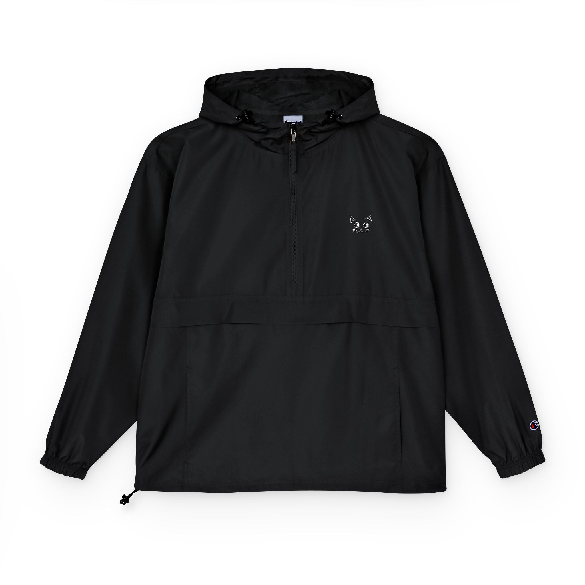 Packable Anorak Jacket — Lightweight Windbreaker with Subtle Chest Logo
