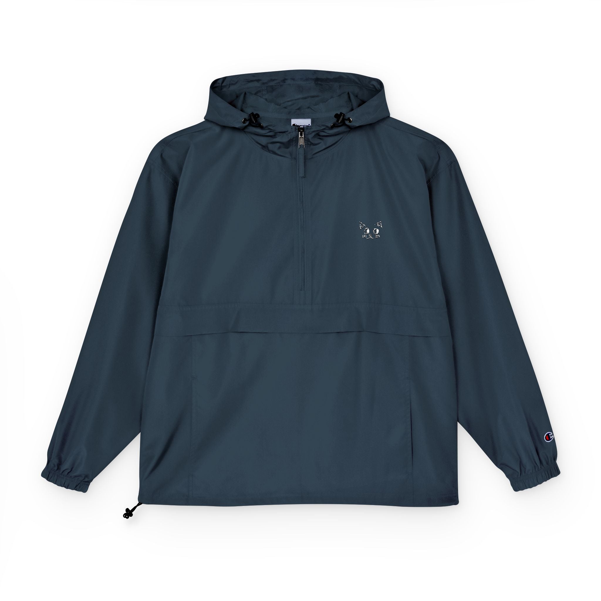 Packable Anorak Jacket — Lightweight Windbreaker with Subtle Chest Logo