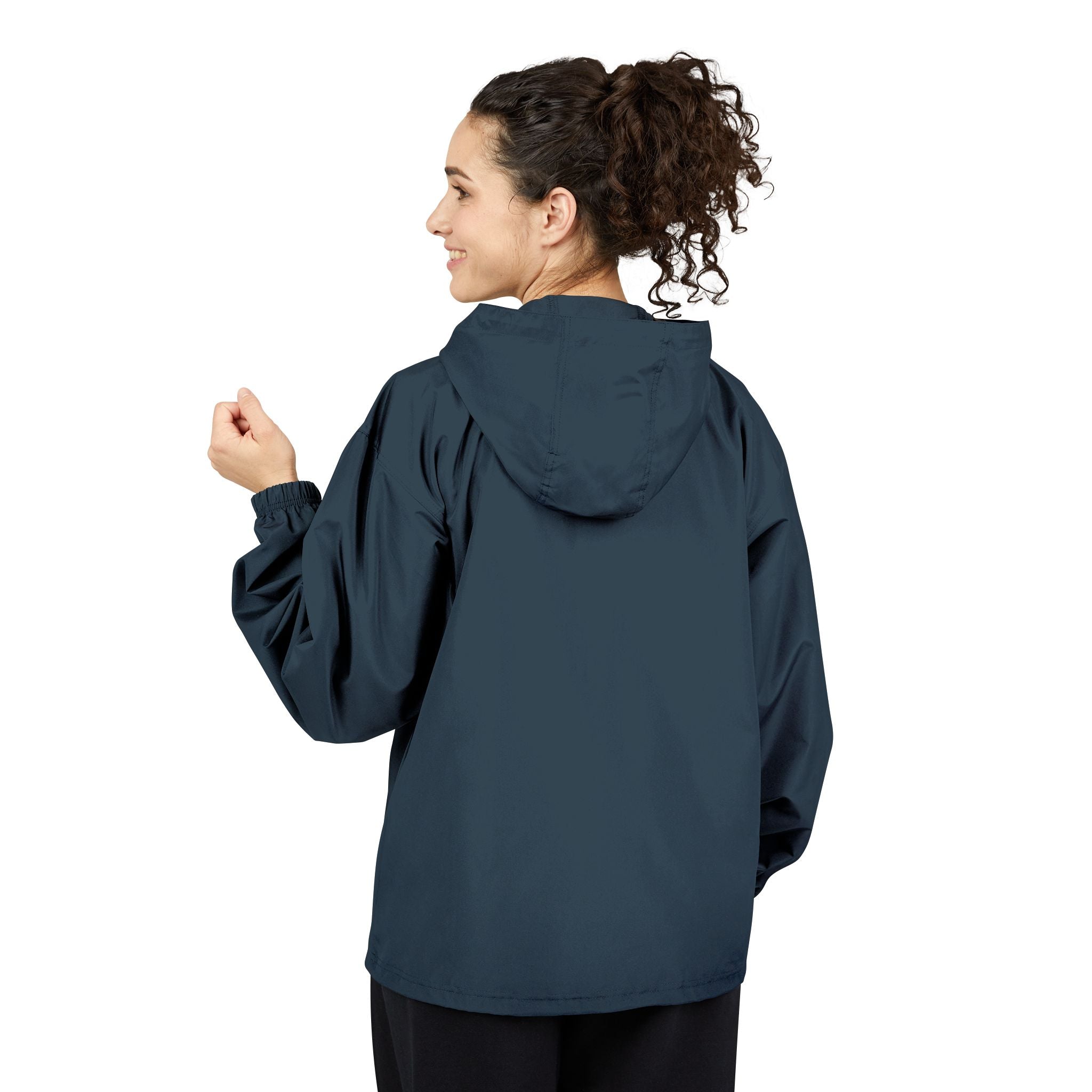 Packable Anorak Jacket — Lightweight Windbreaker with Subtle Chest Logo