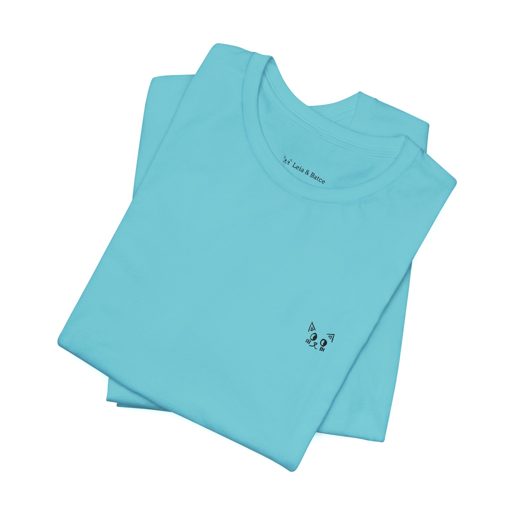 Minimal White Tee - Small Chest Logo Casual T-Shirt