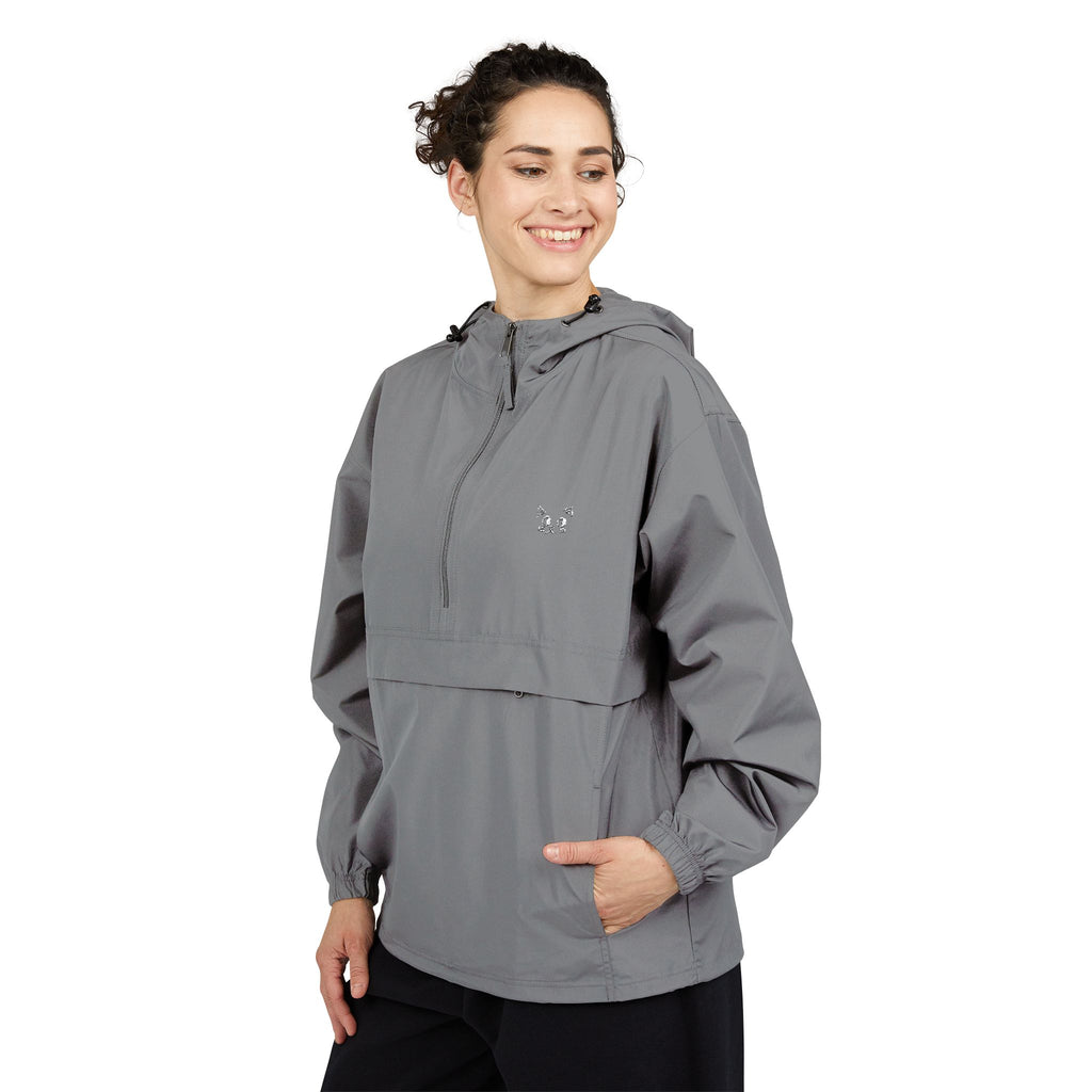 Packable Anorak Jacket — Lightweight Windbreaker with Subtle Chest Logo