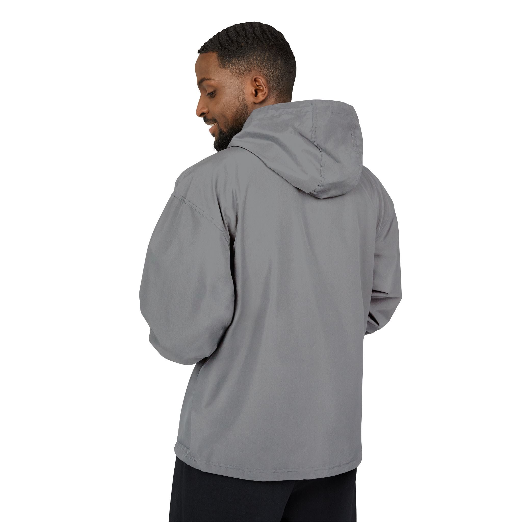 Packable Anorak Jacket — Lightweight Windbreaker with Subtle Chest Logo