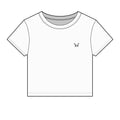 Women's Micro Rib Baby Tee — Cropped Ribbed Short Sleeve Top