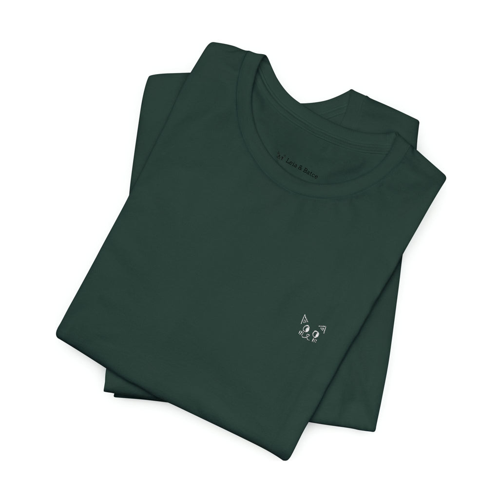 Minimalist Embroidered Pocket Tee