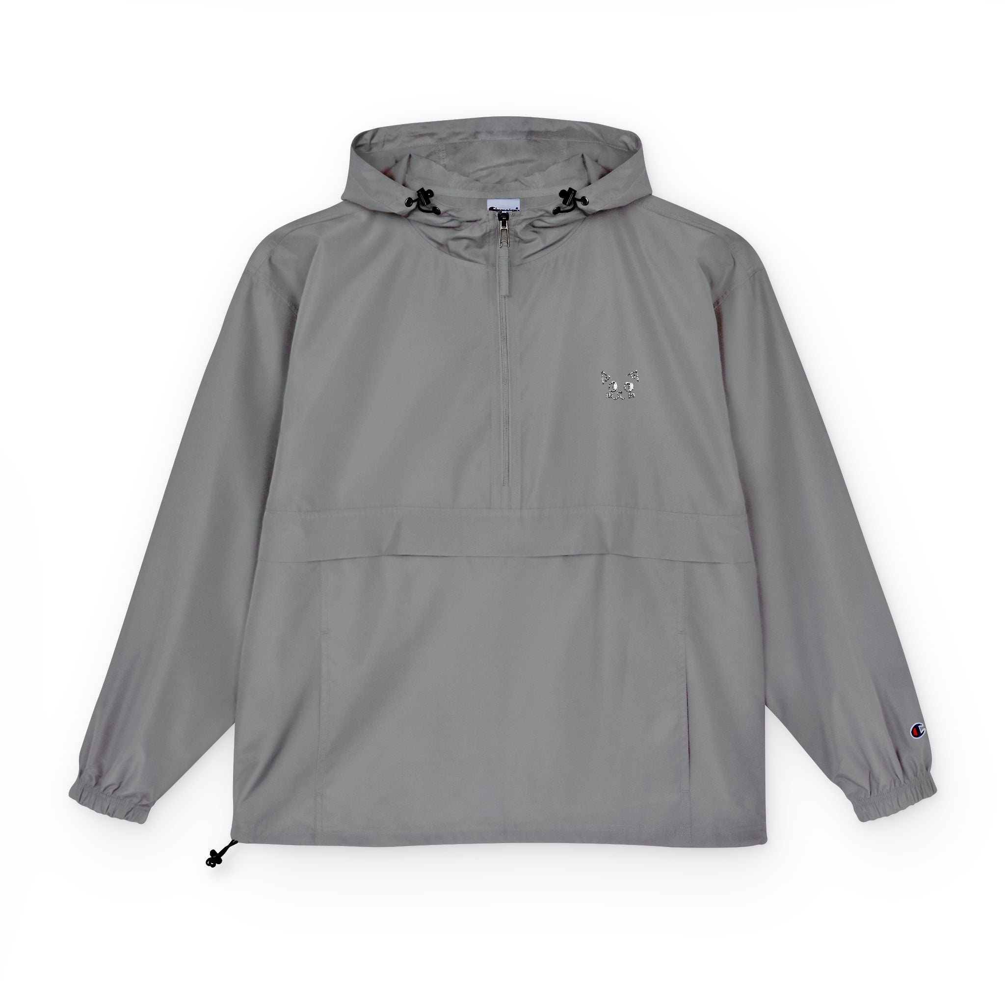 Packable Anorak Jacket — Lightweight Windbreaker with Subtle Chest Logo