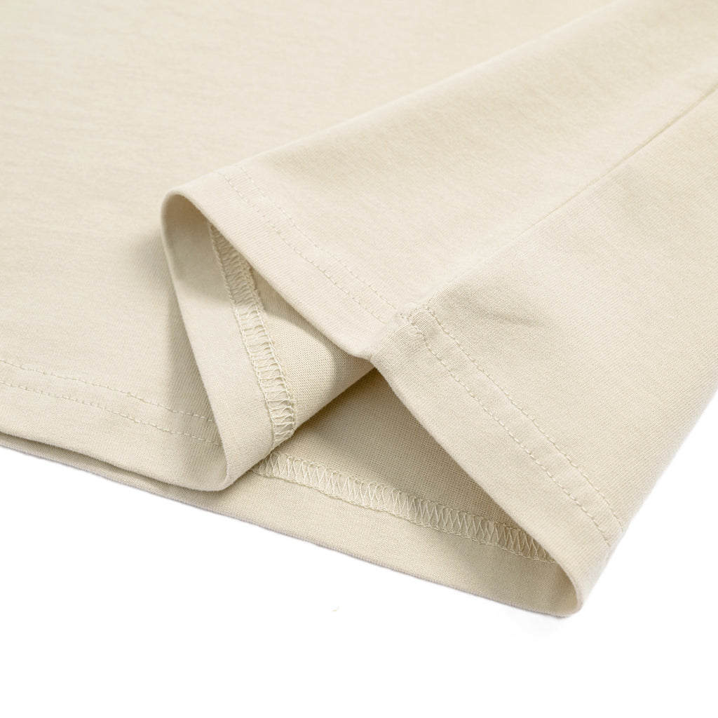 Cherry on Top Small Long Sleeve T-Shirt – Kids: garment detail, no print — the long-sleeve t-shirt itself up close in Peach (Tapstitch sample photo 3 of 4)