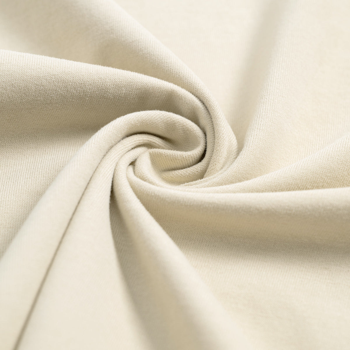 Just Right Small Long Sleeve T-Shirt – Kids: garment detail, no print — the long-sleeve t-shirt itself up close in Peach (Tapstitch sample photo 4 of 4)