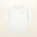The Batce T-Shirt - Adult in White. One small hand-drawn Batce mark on the chest.
