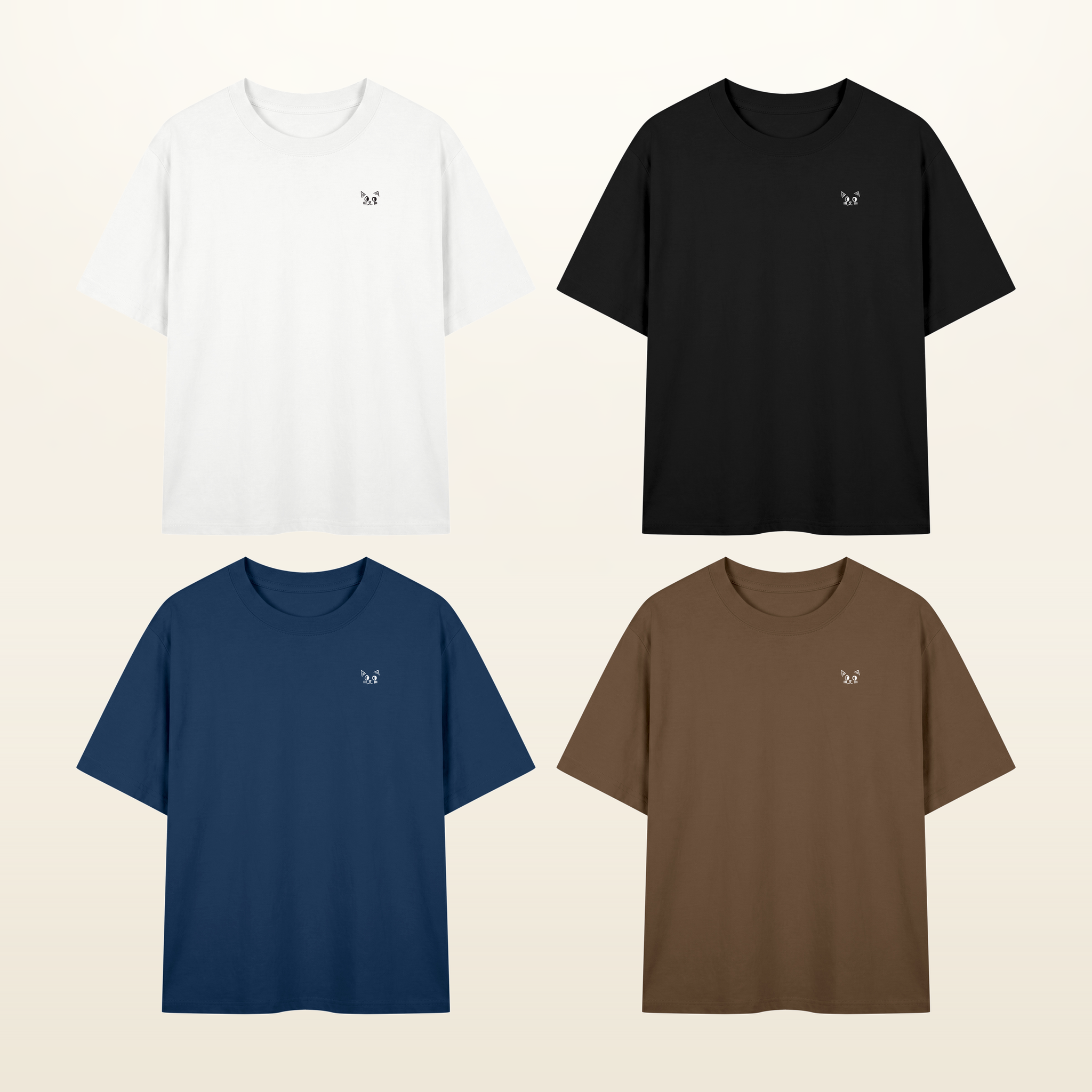 Adult colorways: White, Black, Navy Blue, Coffee.