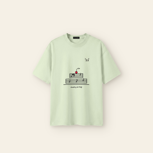 The Cherry on Top T-Shirt - Kids in Green.