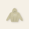 The Batce Lab Boxy Hoodie – Adult in Sage, laid flat