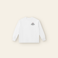 Cherry on Top Small Long Sleeve T-Shirt – Kids in White, laid flat