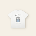 The Just Right T-Shirt – Adult in White, laid flat